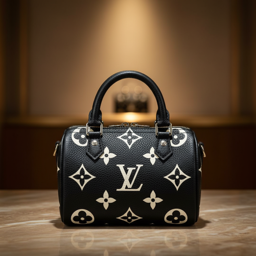Louis Vuitton Speedy Bandoulière 20 Bicolor Monogram Empreinte Black – London Robinson